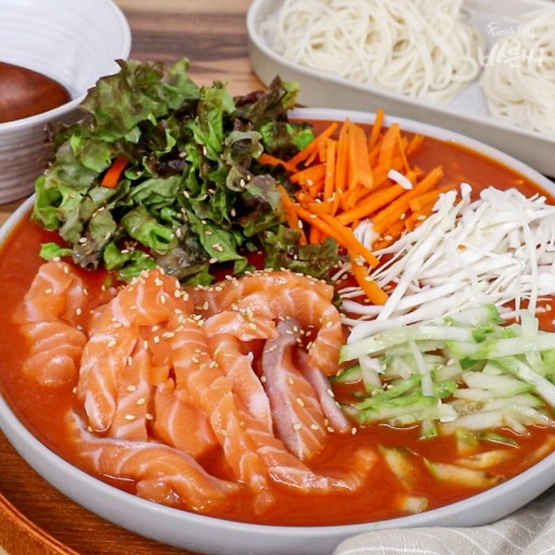 모듬 물회 / Cold Raw Fish Soup