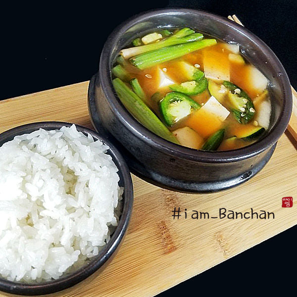 된장찌개  Soy bean paste stew