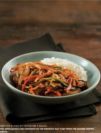 버섯 잡채 덮밥 Mushroom Japchae Ricebowl